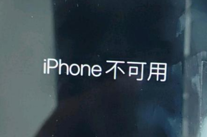 文昌苹果服务网点分享锁屏界面显示“iPhone 不可用”如何解决 