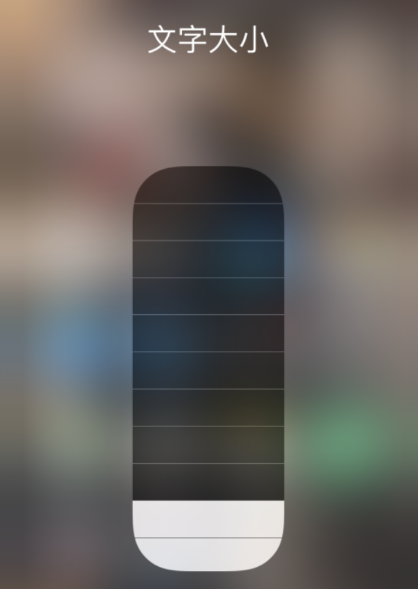 文昌苹果手机维修分享小技巧：在 iPhone 控制中心快速调节字体大小 