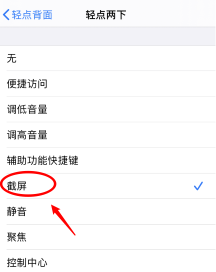 文昌苹果手机维修分享iPhone12如何启用双击截屏 